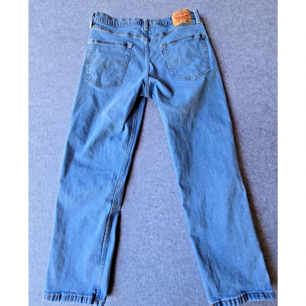 Levi's 550 Jeans Men's Classic Relaxed Fit Straight Cut Medium Wash 34x28.5